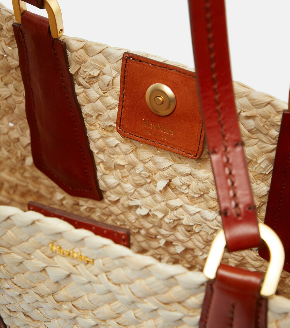 【送料&関税込】Max Mara Panierxl Tote Max Mara - Panier Extra Large straw tote bag Max Mara