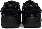 Raf Simons Black Suede Cylon-21 Sneakers