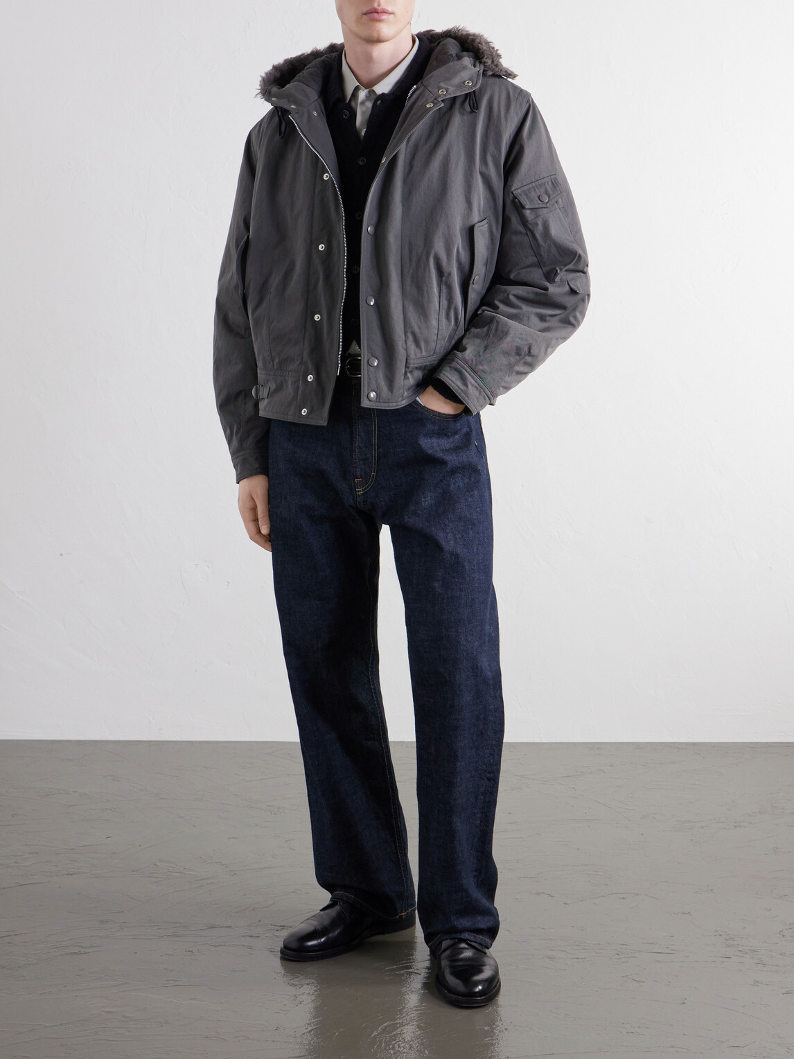 Our Legacy - Orbit Hooded Twill Bomber Jacket - Green
