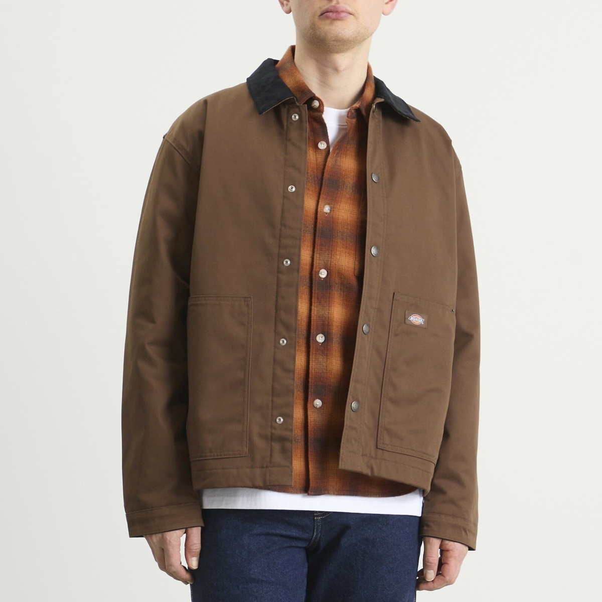 Dickies Men's Union Barn Jacket in Timber Brown