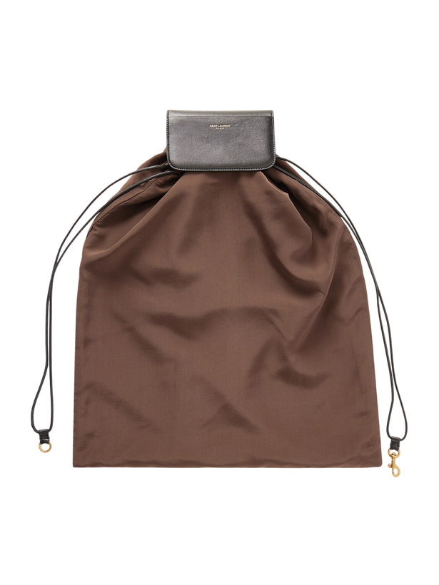 Photo: SAINT LAURENT - Nylon and Leather Messenger Bag