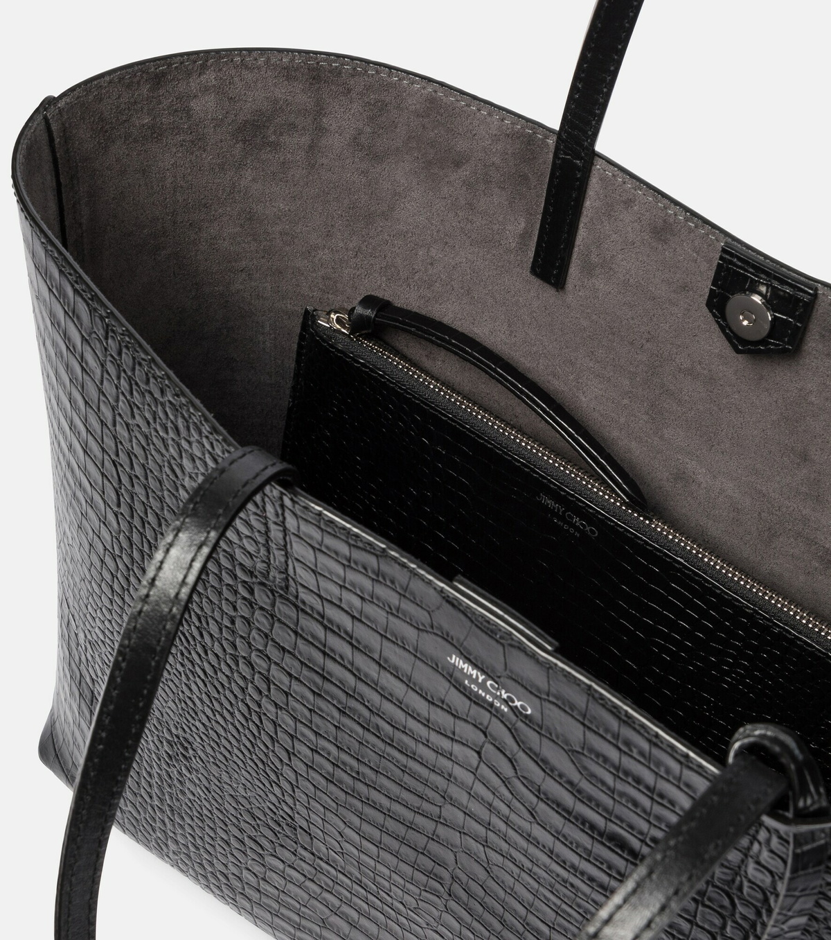 Jimmy Choo - Nine2Five Medium croc-effect leather tote Jimmy Choo