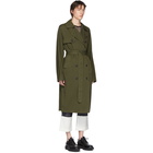 Dries Van Noten Khaki Rennie Trench Coat