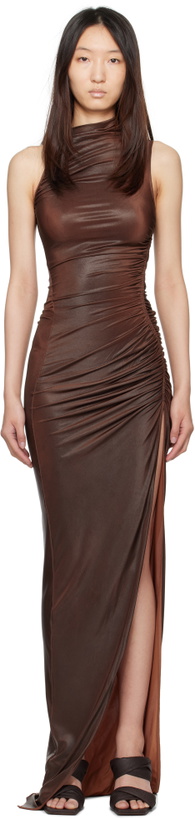 Photo: Rick Owens Lilies Orange Hollywood Svita Maxi Dress