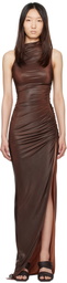 Rick Owens Lilies Orange Hollywood Svita Maxi Dress