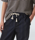 Orlebar Brown Sonoran striped cotton straight pants