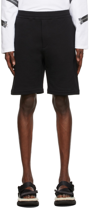 Photo: Alexander McQueen Black French Terry Shorts