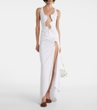 Christopher Esber Salacia cutout ruched tank top