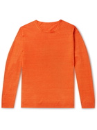 ANDERSON & SHEPPARD - Linen Sweater - Orange