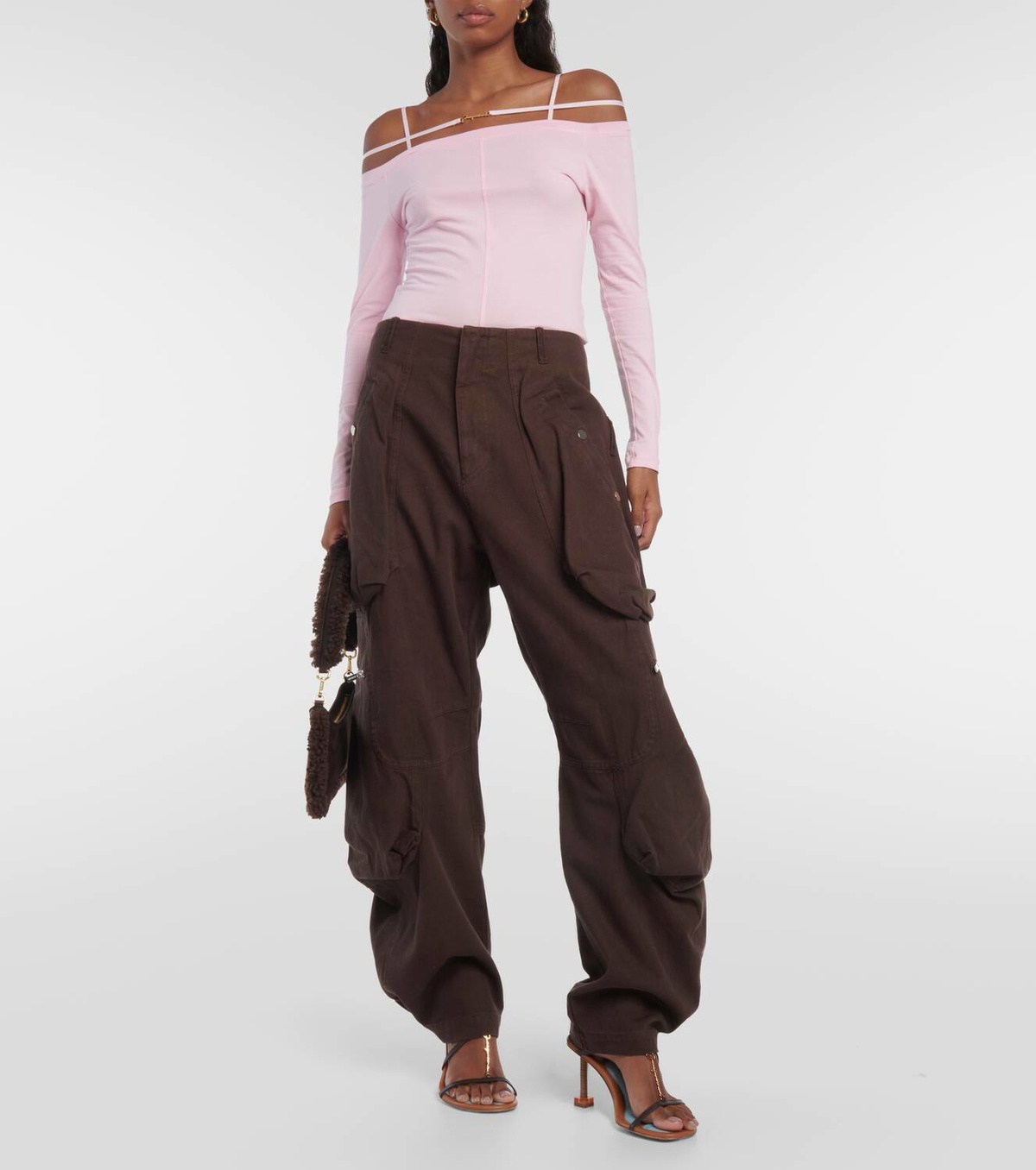 Jacquemus Le Cargo Croissant cotton cargo pants Jacquemus