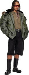 Martine Rose Gray Bumbag Coat