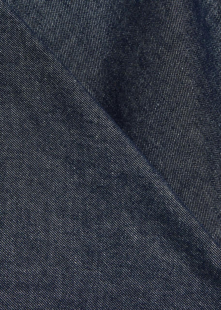 Vince Colette Wide-leg Chambray Trousers Indigo