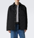 Bottega Veneta Intrecciato quilted cotton-blend overshirt