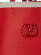 Valentino Garavani V Logo Signature Canvas Shopping Bag