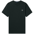 Fred Perry Men's Logo T-Shirt in Night Green