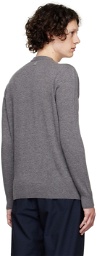 Salvatore Ferragamo Gray Cashmere Sweater