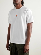 Nike - ACG Logo-Embroidered Dri-FIT T-Shirt - White