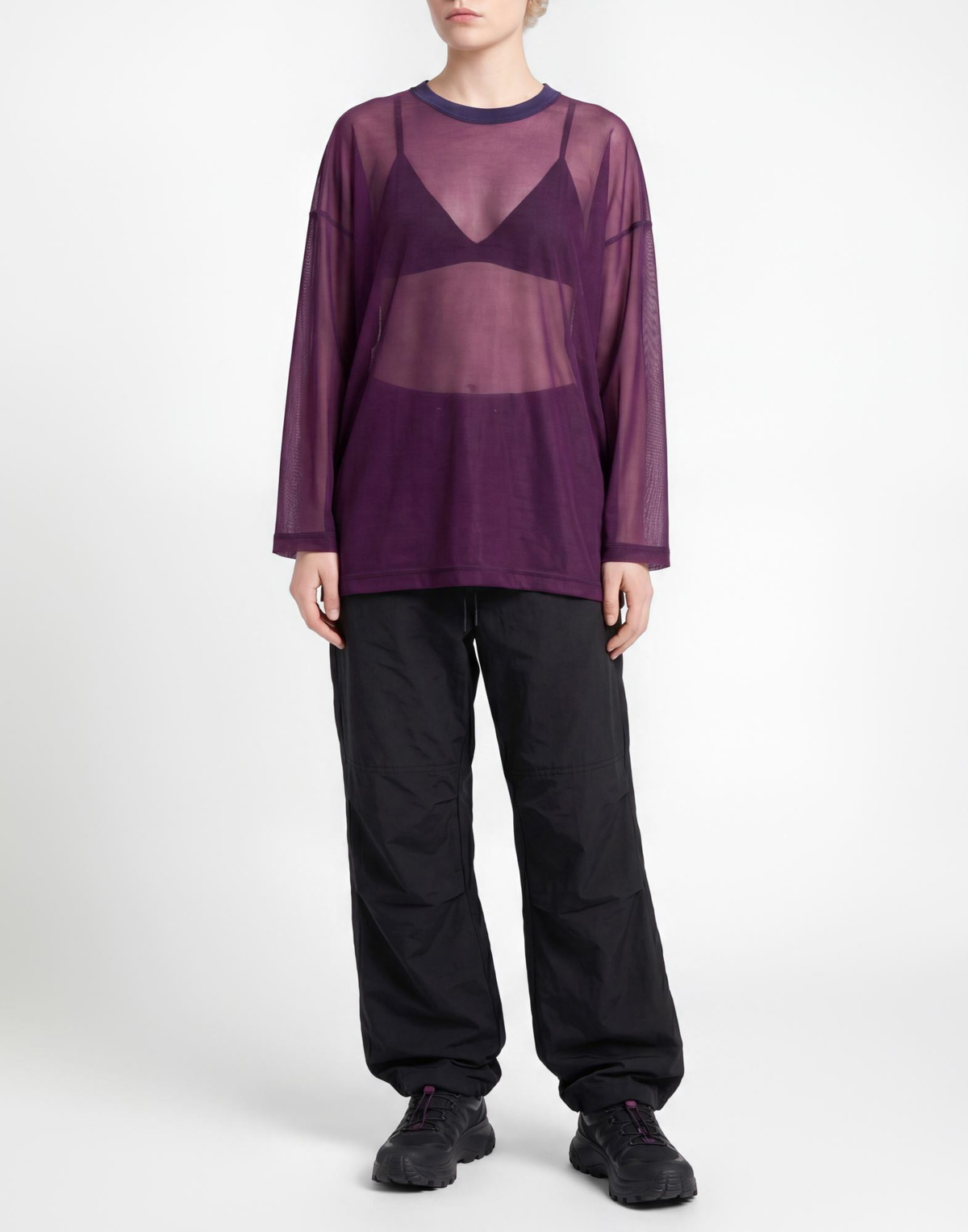 Beams Boy Womens Top Plum
