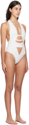 Agent Provocateur White Anja Swimsuit