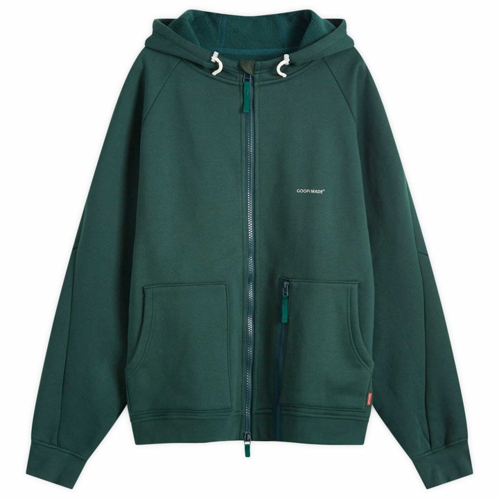 Photo: GOOPiMADE Men's ® “MEquip-H3” Mantle Logo Hooded Jacket in Green