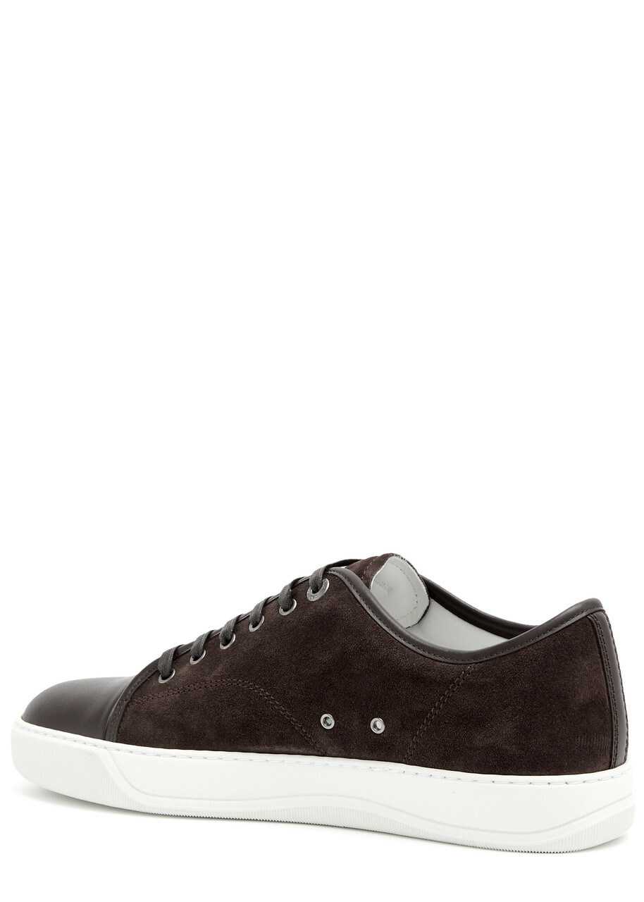 Lanvin DBB1 Suede Sneakers Dark Brown