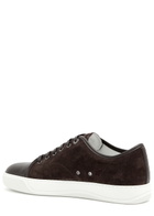 Lanvin DBB1 Suede Sneakers Dark Brown