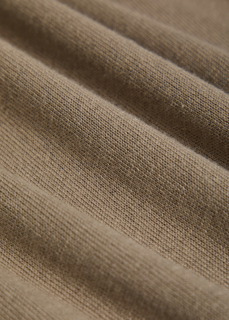 Canali Knit Polo Shirt Stone