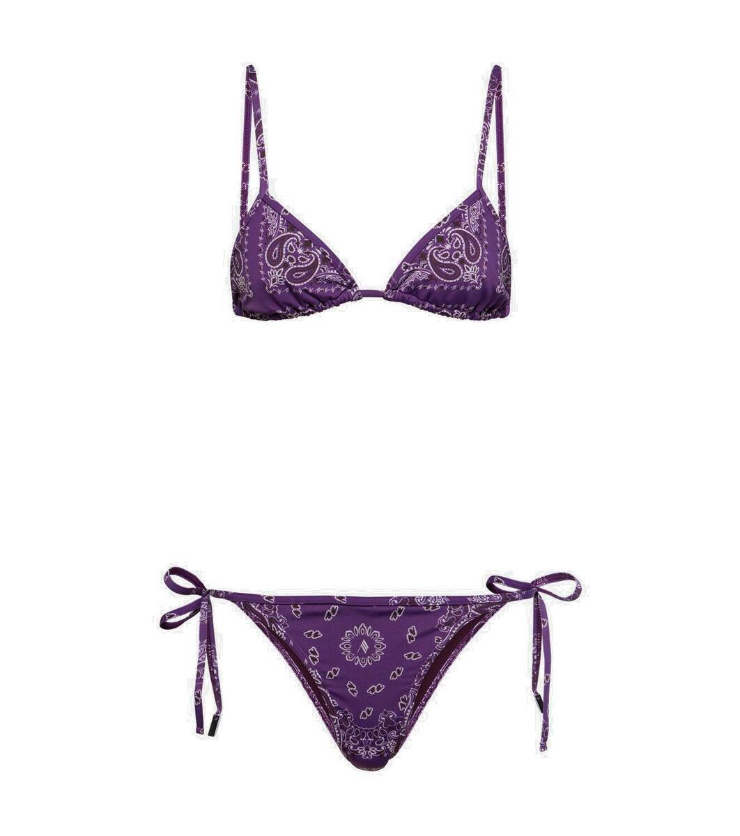 水着・ビーチグッズその他 THE ATTICO 'Estate Meravigliosa' reversible bikini Red Two-piece swimsuit collection 'Estate Meravigliosa' The
