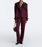 Burberry Mayfair wool twill trench jacket