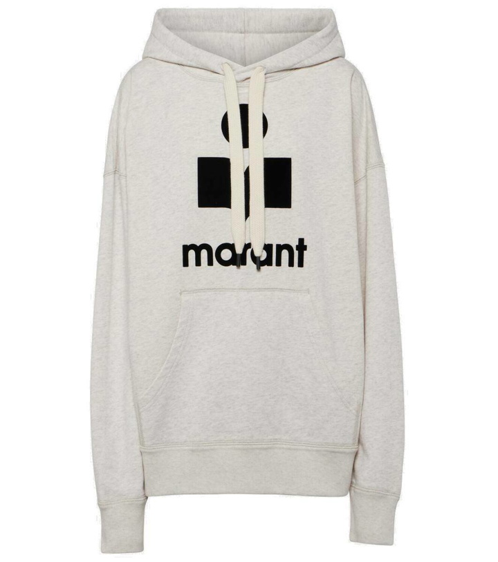 Photo: Marant Etoile Logo cotton-blend jersey hoodie