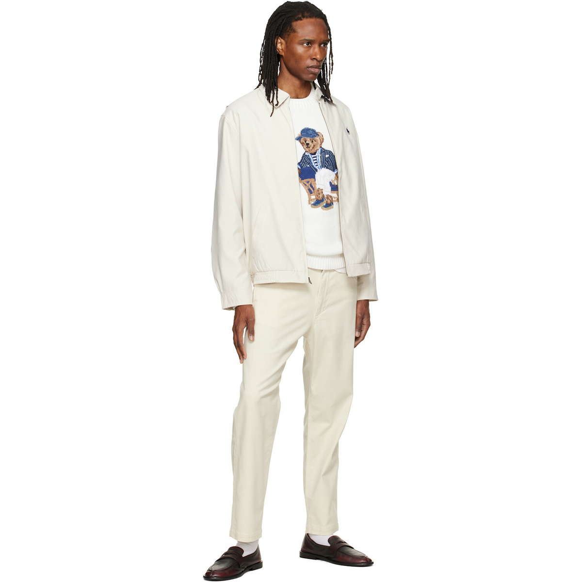 Polo Ralph Lauren Off-White Bi-Swing Jacket Polo Ralph Lauren