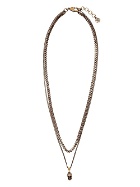 ALEXANDER MCQUEEN - Pavé Double Chain Necklace