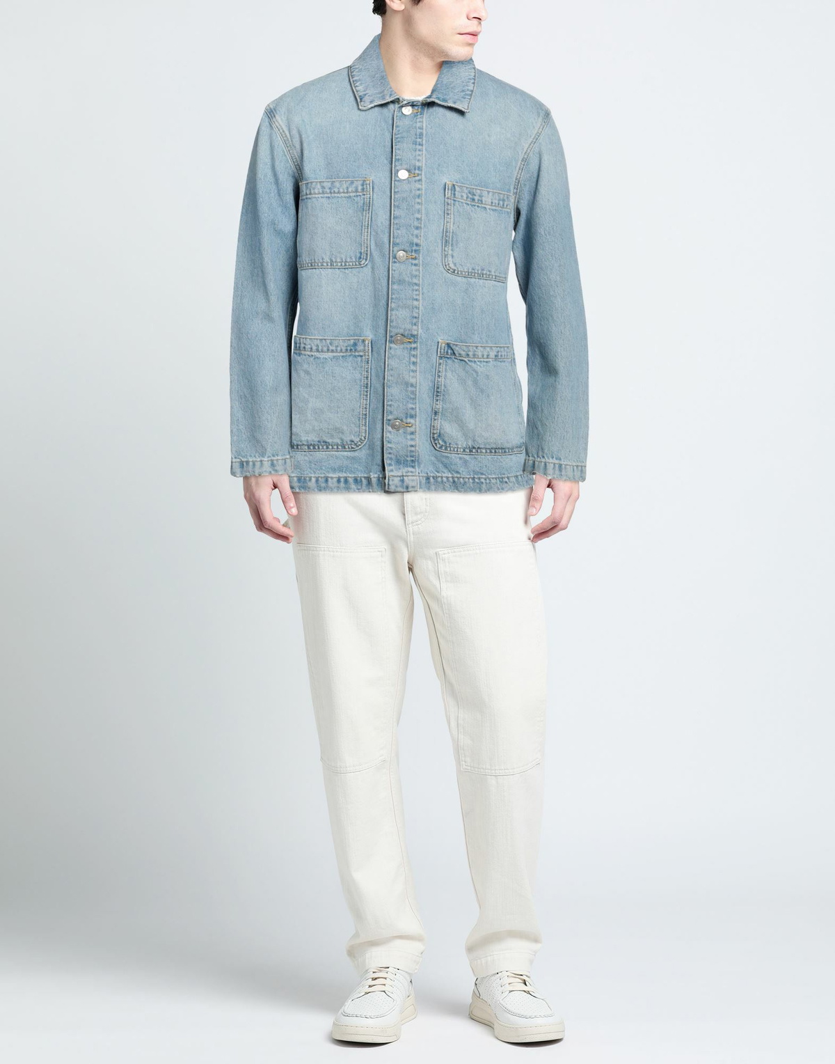 Sandro Mens Denim outerwear in Blue