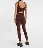 The Upside Houndstooth Farrah jacquard jumpsuit