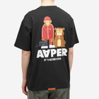 Men's AAPE Bravo Aaper T-Shirt in Black