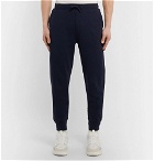 Holiday Boileau - Tapered Fleece-Back Cotton-Jersey Sweatpants - Navy