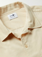 NN07 - Julio Convertible-Collar Cotton-Corduroy Shirt - Neutrals