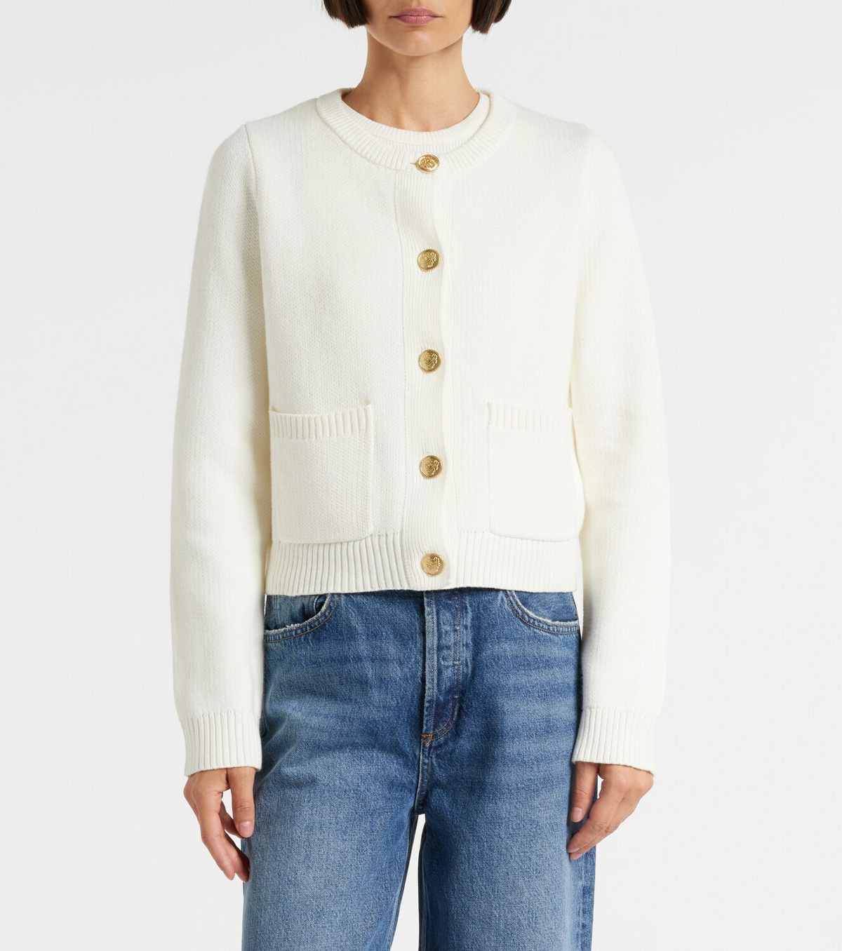 Velvet Mahal cotton and cashmere cardigan