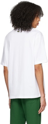 Lacoste White Printed T-Shirt