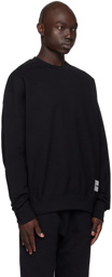 Jil Sander Black Patch Sweatshirt