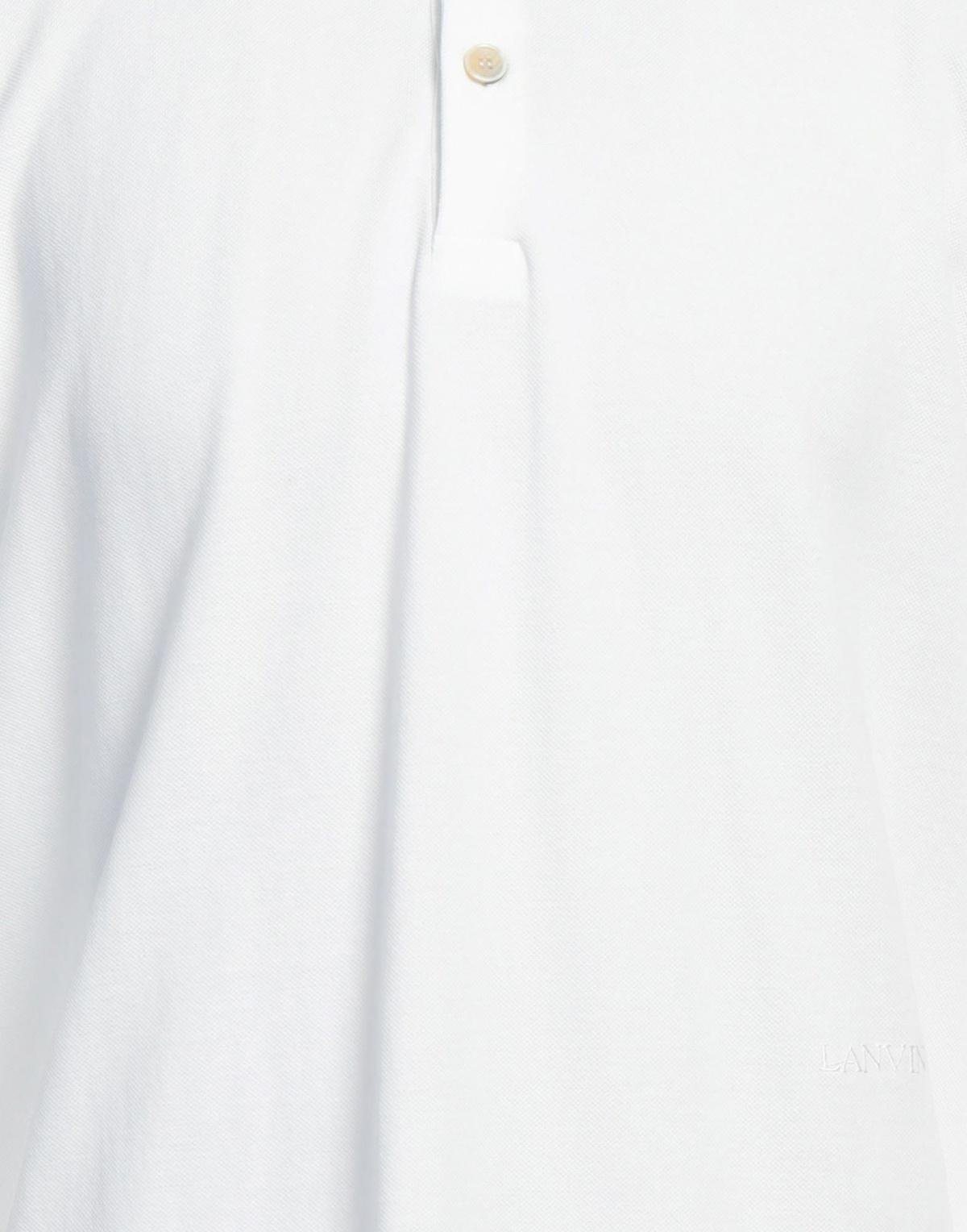 Lanvin Mens Polo shirt Ivory