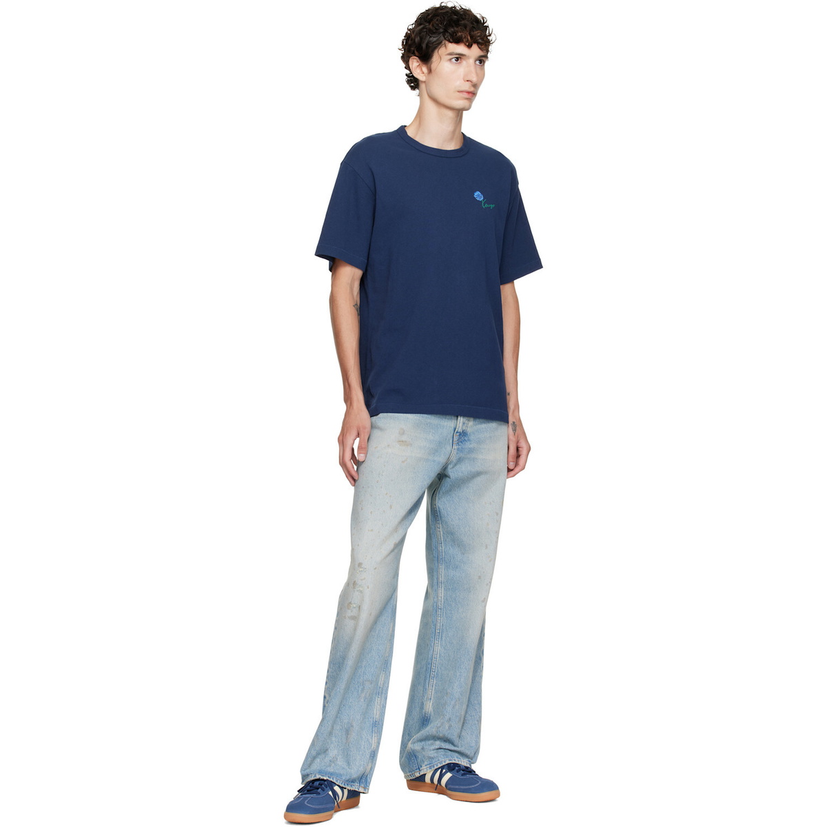 Kenzo Navy Kenzo Paris 'KENZO Tulip' T-shirt