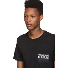 Versace Jeans Couture Black Logo Patch T-Shirt
