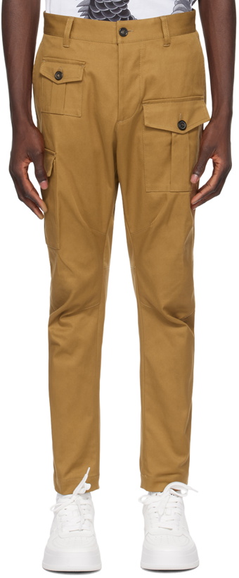 Photo: Dsquared2 Tan Sexy Cargo Pants