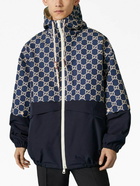 GUCCI - Tearproof Jacket With Gg Motif