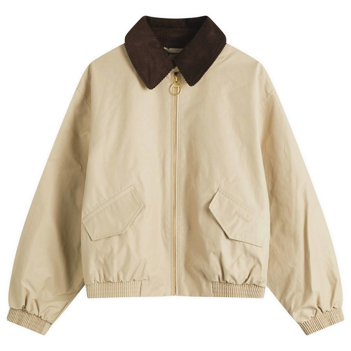 Barbour Women's x Alexa Anna Showerproof Jacket in Light Sand