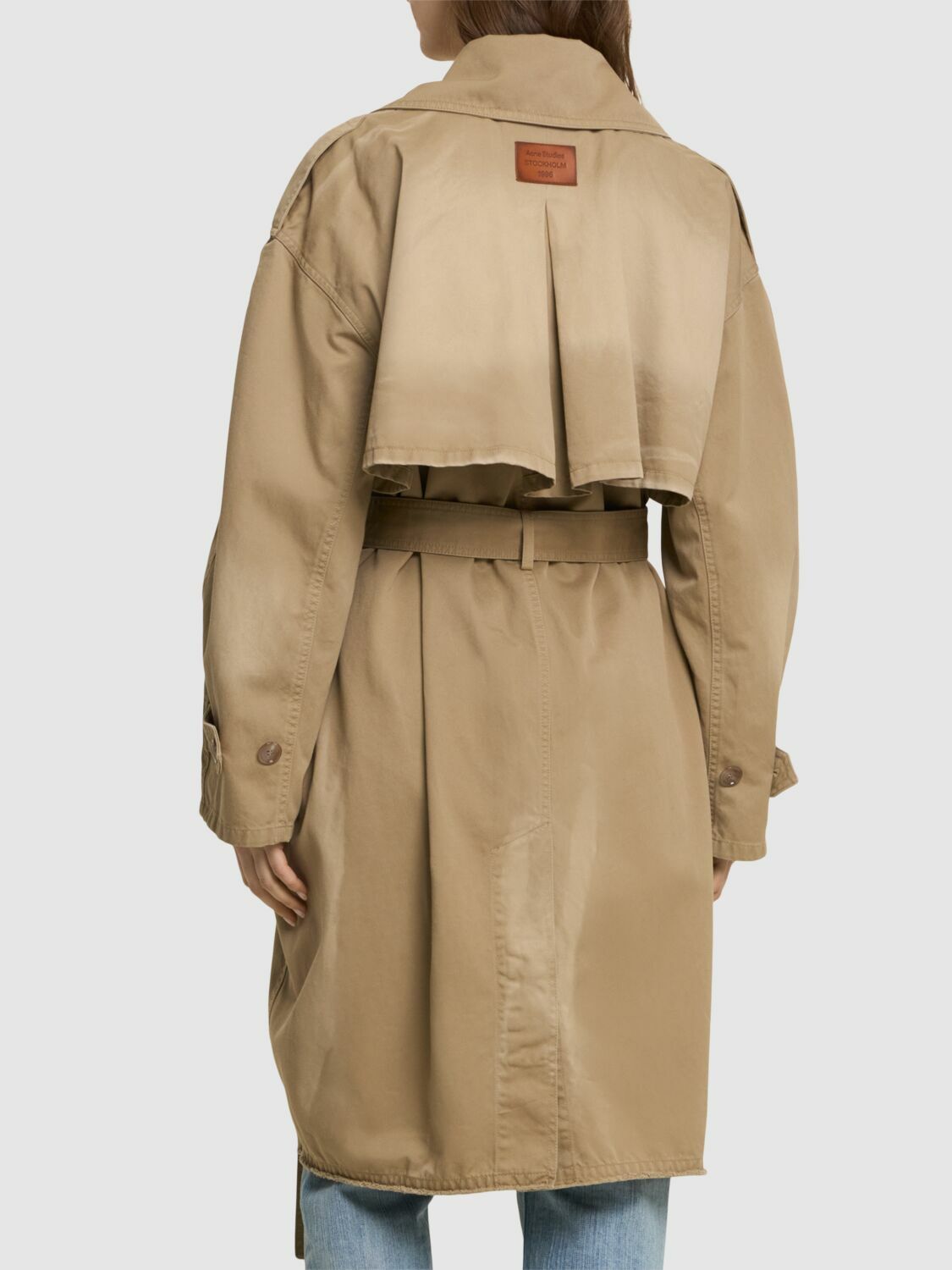 ACNE STUDIOS Ostrid Twill Trench Coat Acne Studios