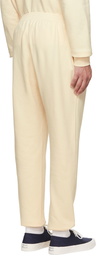 Maison Kitsuné Beige Cotton Lounge Pants