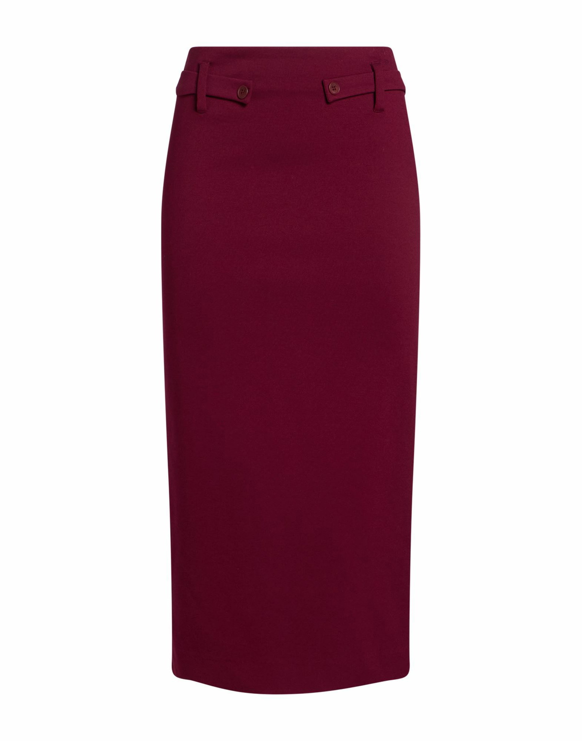 Manila Grace Womens Midi skirt Burgundy