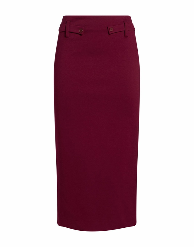 Photo: Manila Grace Womens Midi skirt Burgundy